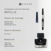 Cross Bailey Light XF Fountain Pen - Black - Gift Boxed
