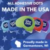 Glue Dots Craft Dispenser With 200 Dots, Adhesive, 1 Pack,Transparent
