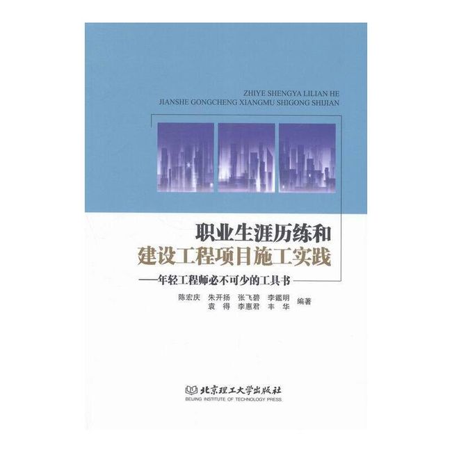 职业生涯历练和建设工程项目施工实践:年轻工程师必不可少的工具书 陈宏庆,朱开扬,张飞碧 等 著 北京理工大学出版社【正版书】