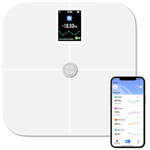 CMLSCL Smart Body Fat Scale, Bluetooth Digital Bathroom Body Composition Analyze