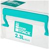 StoreStack 2.3 Litre Storage Box W260 x D190 x H70 mm Clear RB90119