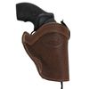 Barsony Brown Leather Western Style Holster for COLT Python Left