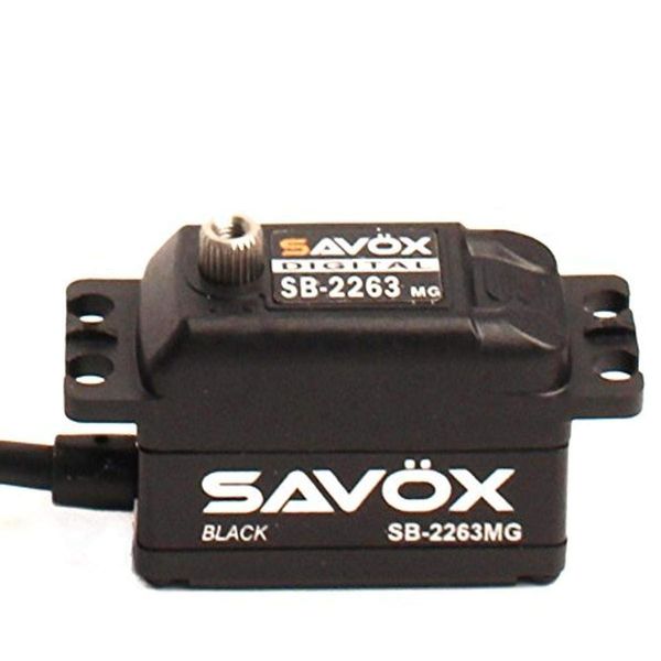 Savox 0.076/138.9 Black Edition Low Profile 6.0V Brushless Digital Servo