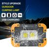 4X Rechargeable COB LED Work Light Spotlight Floodlight Camping Torch Emergency