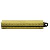 Lufkin 20 oz. Outage Solid Brass Square Metric Plumb Bob - T150MMN , Black