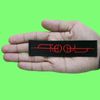 Tool Rock Band Patch Red Fear Inoculum Logo Embroidered Iron On