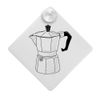 'Coffee Machine' Suction Cup Car Window Sign (CG00026975)