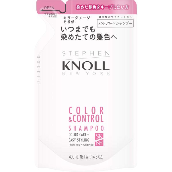 STEPHEN KNOLL Color Control Shampoo (Refill), 13.5 fl oz (400 ml) (x 1)
