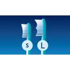 Philips Sonicare for Kids 7+ Genuine Replacement Toothbrush Heads, 2 Brush Heads, Turquoise and White, Standard, HX6042/94