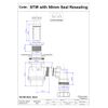 Standard Shower Trap with 85mm White Plastic Flange - STW6R