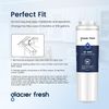 2 Pack GLACIER FRESH Refrigerator Water Filter Fits Amana AFD2535DEW