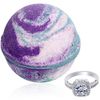 Bath Bomb with Ring Inside Mermaid Daydream Extra Large 10 oz. Made in USA (Surprise)