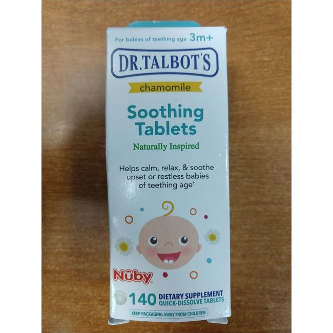 Dr. Talbot's Chamomile Soothing Tablets - Quick Dissolve 140ct Exp. 10/25 - E17D