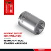 Teng M120722 TX-E S2 E22 1/2-inch Socket Drive