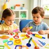 Dough Tool Kit,15 Pcs Basic Dough Play Tools Starter Set for Kids with Cutters,Roller,Rolling Pins,Scissors,Plastic Knife