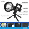 300000LM P120 LED Flashlight Handheld Searchlight USB Rechargeable Work Light
