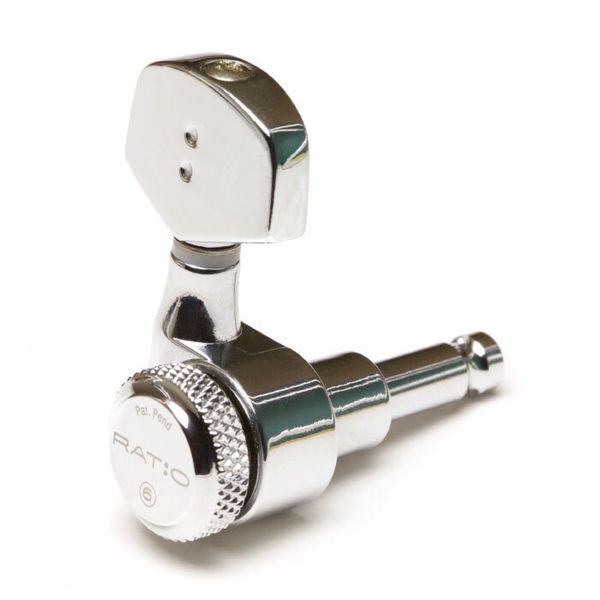 Graph Tech RATIO 3x3 LOCKING 2-pin Guitar Tuners/Tuning Keys - CHROME, PRL-83...