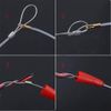 RUNCCI-YUN 15M Fish Tape, Electrical Steel Wire Threader Cable Lead Puller Pulling, Electrical Wire Threader