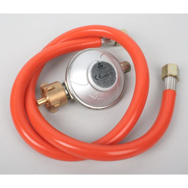 Multistore 2002 Gas Pressure Regulator 50 mbar + Gas Hose New