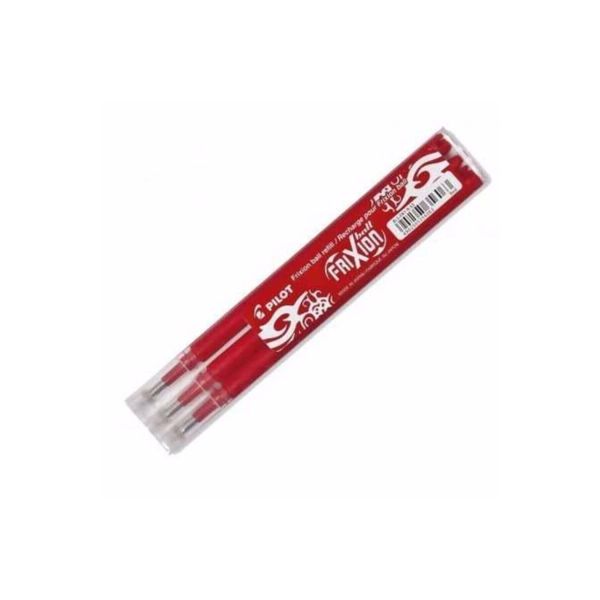 pilot 006658 pilot 006658 refil 3 pcs frixion red erasable 0,7