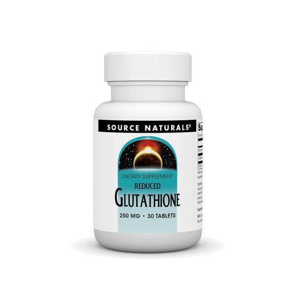 Source Naturals Glutathione, Supplement for Liver Support, 250mg - 30 Tablets