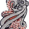 Embroidered Octopus Badge Iron-on or Sew on Patch
