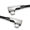0.3m Micro to Micro USB OTG Cable Angled Connector for Bosch Kiox Bike Computer Yamaha Data Cable Charging Cable USB 2.0 Black