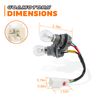GoaMotors Rear Tail Light Bulb Socket Compatible with Kia Optima 2014-2015 Tail Lamp Socket with Wire Harness Replace 92451-4C500