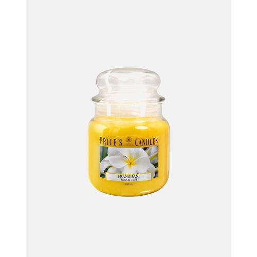 Frangipani Monoi scented candle in medium jar