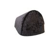 Chenille Soft Touch Single Chair Back in Charcoal Grey