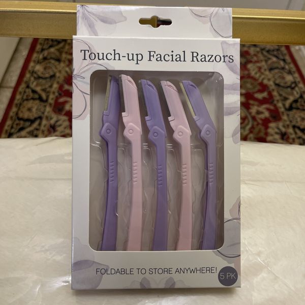 EVRIholder Foldable Touch-up Facial Razors-5Pk.