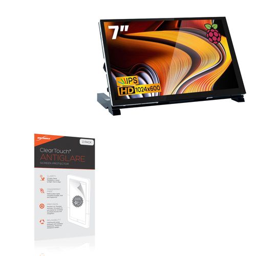 BoxWave Screen Protector Compatible with Hosyond 7 inch HDMI Display-H (7 in) - ClearTouch Anti-Glare (2-Pack), Anti-Fingerprint Matte Film Skin