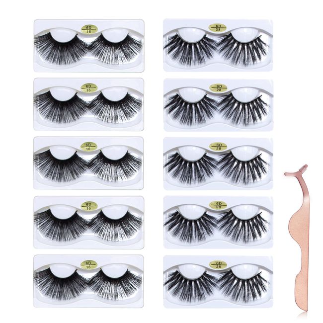 Care.D.N Fake Lashes Set KüNstliche Falsche Wimpern NatüRlich Set Eyelashes Wimpern Handmade Lashes (DEJIEMAO-B)