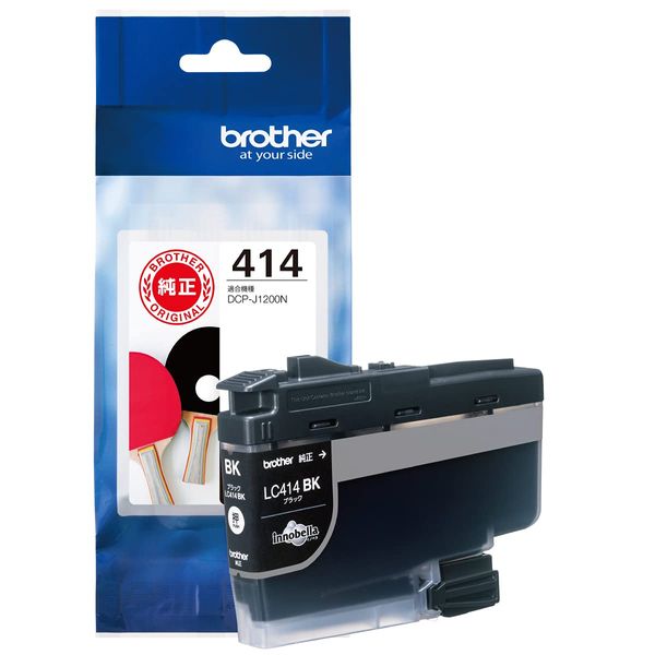 Brother Genuine Ink Cartridge Black LC414BK Compatible Model Number: DCP-J1200N and others Small