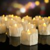 12Pcs Flameless LED Candle Tea Lights Flicker w/ Remote Control Battery Operated