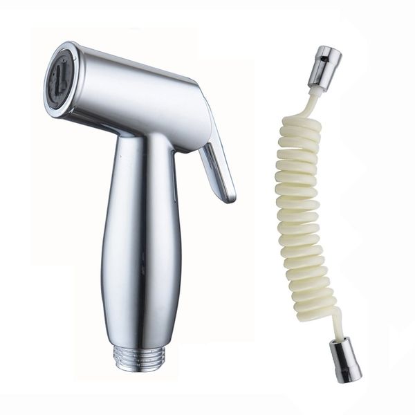 Toilet Sprayer, Hand Held Bidet Sprayer with Retractable Spring Hose