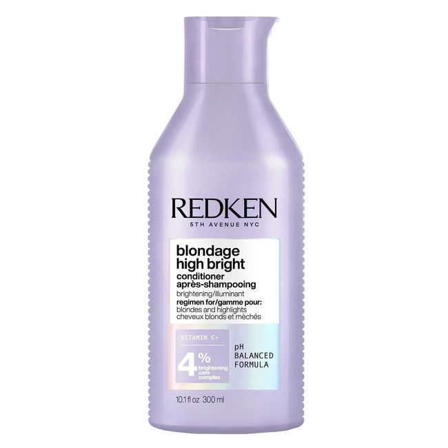 Redken Lightening Conditioner, For Blonde Hair, With Vitamin C, Blondage High Bright, 300ml