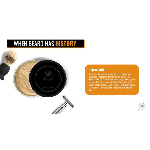 Caribbean Island Shaving Soap Kaizen Base by Sphinx Beard