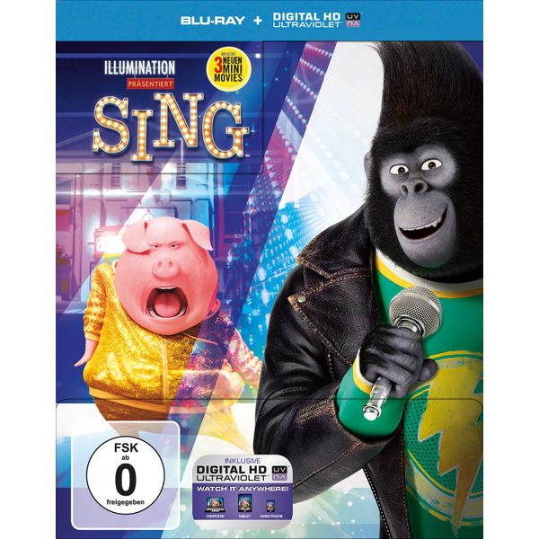 Sing (2D) Limited Steelbook [Blu-ray] [Limited Edition]