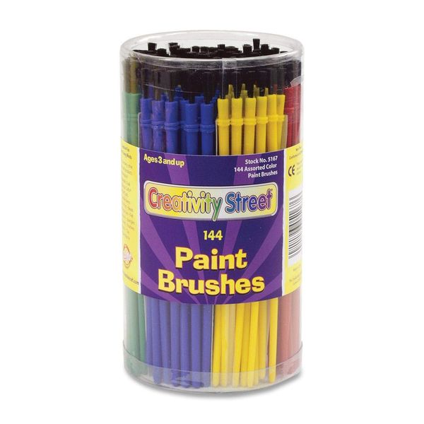 Canister of Paint Brushes, 144 CT, Assorted