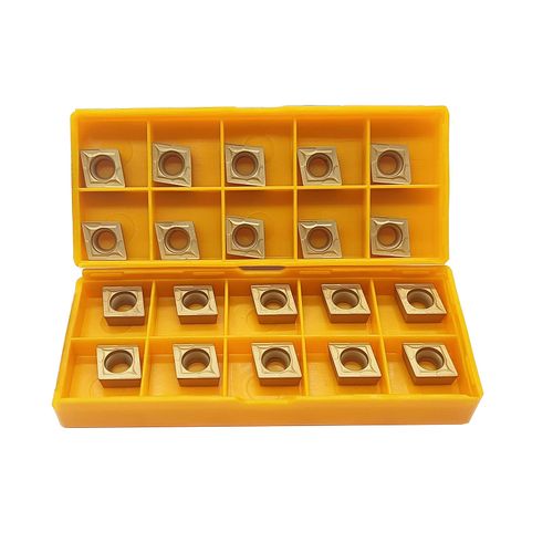 Zouzmin 20pcs CCMT09T304/CCMT32.51 Carbide Turning Inserts,CCMT Insert Mutilayer Coated CNC Lathe Replacement Cutters Inserts for Lathe Turning Tool Holder Boring Bar