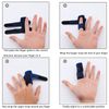 LUTER 4 Pcs Finger Splints, Small Size Finger Support Trigger Finger Splints for Fingers Protection