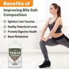TUDCA Liver Supplements 2000Mg - Strong Bile Salts Support Liver Detox & Clea...