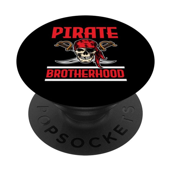 Pirate Broterhood Eye Patch Sailing Ocean Pirate Lover PopSockets Swappable PopGrip
