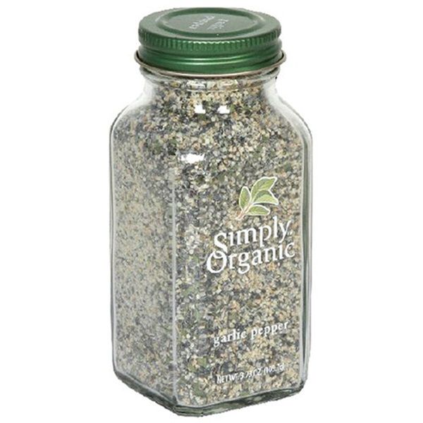 Simply Organic Garlic Pepper, Certified Organic | 3.73 oz | Pack of 3