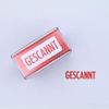 COLOP Textstempel Printer 20 mit Text GESCANNT, Abdruckfarbe Rot
