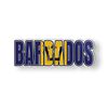 Barbados Flag Country Name - Magnet - Car Fridge Locker - Select Size