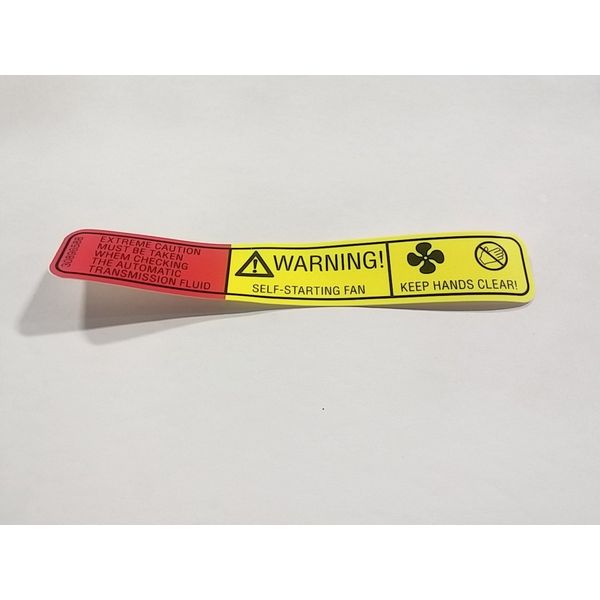Volvo Genuine 30896588, Warning Decal