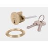 Yale Rim Cylinder Brass Keyed Alike