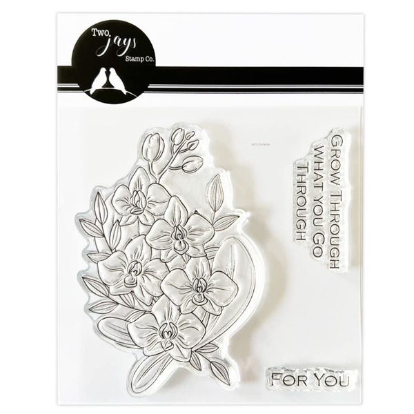 Two Jays Stamps - John Next Door - Orchid (3pcs)